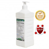 Dezentech Alkol Bazlı El Temizleme Sıvısı(Dezenfektan) 1LT+Ebruli Limon Kolonyası 1LT+HEDİYE 1 KUTU Medikal Maske - 4