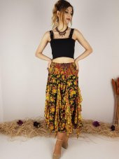 Kadın Ithal Hint Çiçek Desen Etek 10295 - 2