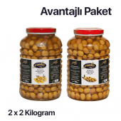 Yiyipduru Edremit Çizik Yeşil Zeytin 2KG 231-260 Kalibre ve Edremit Kırma Yeşil Zeytin 2KG 231-260 Kalibre - 1