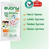 Evony Yumuşak Elastik Kulaklı 3 Katlı Telli Cerrahi Maske Kids(Çocuk) 10'lu x 16 Adet - 3