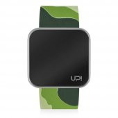 UPWATCH Touch Matte Silver&Green Camouflage Unisex Kol Saati - 1