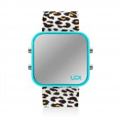 UPWATCH Led Turquoise&Leopard Unisex Kol Saati - 1