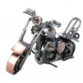 Metal Retro Motosiklet Modeli El Yapımı Dekor Biblo - 4