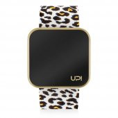UPWATCH Touch Matte Gold&Leopard Unisex Kol Saati - 1