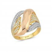 Pirnus Diamond - Altın Yüzük - 14 Ayar Gramı 4,19 - 1