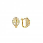 Pirnus Diamond - Altın Küpe - 14 Ayar Gramı 3,03 - 1