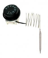 Spiralli Termostat 0 ile 90 C arası çift kontaklı 100 cm - 2