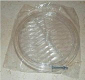 Doğalgaz Havalandırma Cam Menfezi Şeffaf Çap 18 Cm - 2