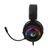 Rampage BYGAME-X1 Siyah USB 7.1 Surround RGB Ledli Gaming Mikrofonlu Oyuncu Kulaklığı - 2