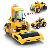Sunman BLX Yapım Seti 3 in 1 İnşaat Araçları Eğitici Lego Seti J5763 - 2