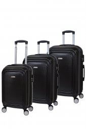 Ehs 3lü Valiz Seti Siyah - 1