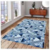 Lastikli Halı Örtüsü Sarar 4M2 Düş Mavi - 1