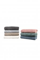 Green Black (by Ecocotton) Micro Cotton Havlu - Eliza Air Twist Bej 50x90 - 2