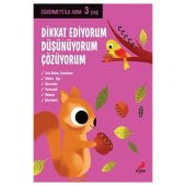 Dikkat Ediyorum, Düşünüyorum, Çözüyorum - Öğrenmeye İlk Adım (3 Yaş) - Erdem Çocuk Yayınları - 1