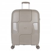 Bagacar Bubble Sert Silikon Kırılmaz Valiz Seti Gri - 3