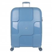 Bagacar Bubble Sert Silikon Kırılmaz Valiz Seti Mavi - 3