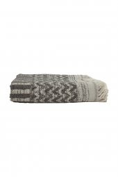 Ecocotton Organik Pamuk Peştamal Pareo Karla Siyah - 5