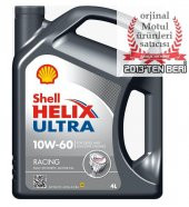 SHELL HELİX ULTRA RACİNG 10W60 4 LİTRE-SHELL ENGİNE FLUSH HEDİYELİ - 2
