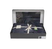 Ecocotton Organik Pamuk King Size 220x240 Nevresim Takımı - Alisa Antrasit - 4