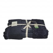 Ecocotton Organik Pamuk King Size 220x240 Nevresim Takımı - Alisa Antrasit - 5