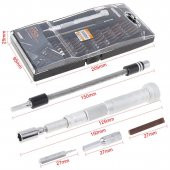 Jakemy JM-8166 Bit Set 61 Parça Taşınabilir Mıknatıslı Hassas Tornavida Seti - 2