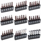 Jakemy JM-8166 Bit Set 61 Parça Taşınabilir Mıknatıslı Hassas Tornavida Seti - 6