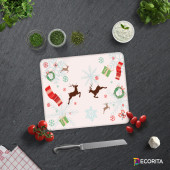 DECORITA Cam Kesme Tahtası- Yılbaşı Temalı - 2
