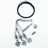 Tesbih Püskül Set Gümüş Kaplama Tesbih Püskülü PS-003 - 1
