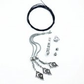 Tesbih Püskül Set Gümüş Kaplama Tesbih Püskülü PS-013 - 1