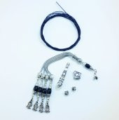 Tesbih Püskül Set Gümüş Kaplama Tesbih Püskülü PS-025 - 1