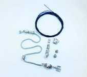 Tesbih Püskül Set Gümüş Kaplama Tesbih Püskülü PS-031 - 1