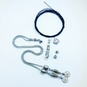 Tesbih Püskül Set Gümüş Kaplama Tesbih Püskülü PS-032 - 1