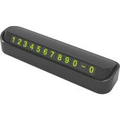 Araç Içi Park Telefon Numarası Fosforlu Numaratör Oto Cam Kartı - 1