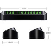 Araç Içi Park Telefon Numarası Fosforlu Numaratör Oto Cam Kartı - 3