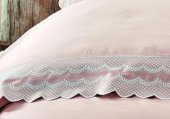 Ecocotton Organik Pamuk Çift Kişilik Nevresim Takımı Ekin-Pudra - 5
