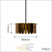 AR-ON Sarkıt Mini Avize - FX011 - 6