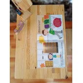 Wooding Education Ahşap Çocuk Masa Sandalye Takımı - 2