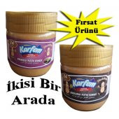 Karfem Fıstık Ezmesi Pekmezli 380gr +Çikolatalı 380gr İkisi bir arada - 1