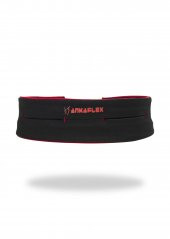 Ayarlanabilir Koşu Bel Kemeri Bel Çantası 4 Cepli Korse Çanta (Kırmızı Renk ) - 5