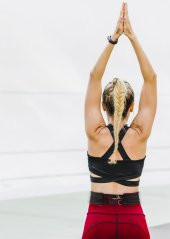 Ayarlanabilir Koşu Bel Kemeri Bel Çantası 4 Cepli Korse Çanta (Kırmızı Renk ) - 6