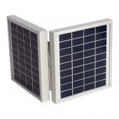 DUAL Solar Panel 2li 9v 4 watt 143x137x36 2.5 Metre Kablolu - 1