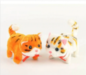Oyuncak Pilli Sesli Yürüyen Kedi 18 CM - Aynı Gün Ücretsiz Kargo - 1