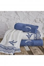 Ecocotton Organik Pamuk Havlu - Ekin Mavi 80x150 - 1