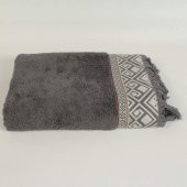 Ecocotton Organik Pamuk Havlu - Asya Antrasit 80x150 - 1