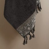 Ecocotton Organik Pamuk Havlu - Asya Antrasit 80x150 - 3
