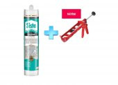 Sista Şeffaf Silikon 280 ml +Silikon Tabancası Hediye - 1