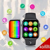 AirWatch Akıllı Saat Suya Dayanıklı Ateş Ve Nabız Ölçer Çok Fonksiyonlu Ios Ve Android Uyumlu AirWat - 9