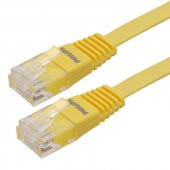 Philips SWA1949W/93-3 SARI Yassı FLAT UTP 3 Metre Cat6 Kablo Poşetli - 1
