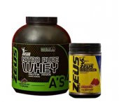 Zeus Nutrition Nitro Pure Whey Protein Tozu 2273GR -Zeus Nutrition Creatine 500 Gr - 1