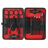 18 Parça Manikür Seti Pedikür Seti El Ayak Tırnak Makası Seti - 1